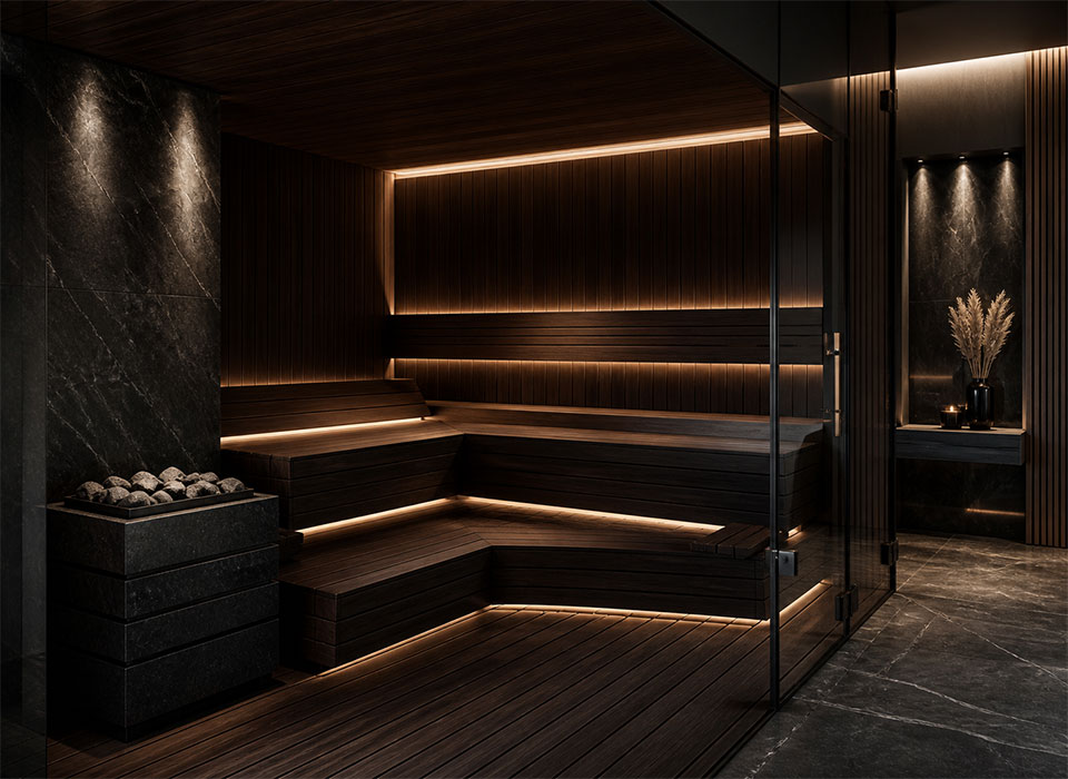 Modern ve Lüks Bir Sauna Deneyimi