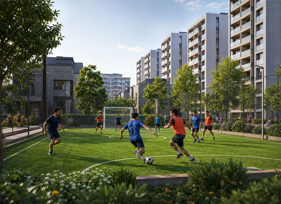 Futbol Sahasında Enerjik Oyunlar